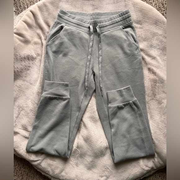 MARC NEW YORK Ribbed Gray Joggers - Picture 2 of 7